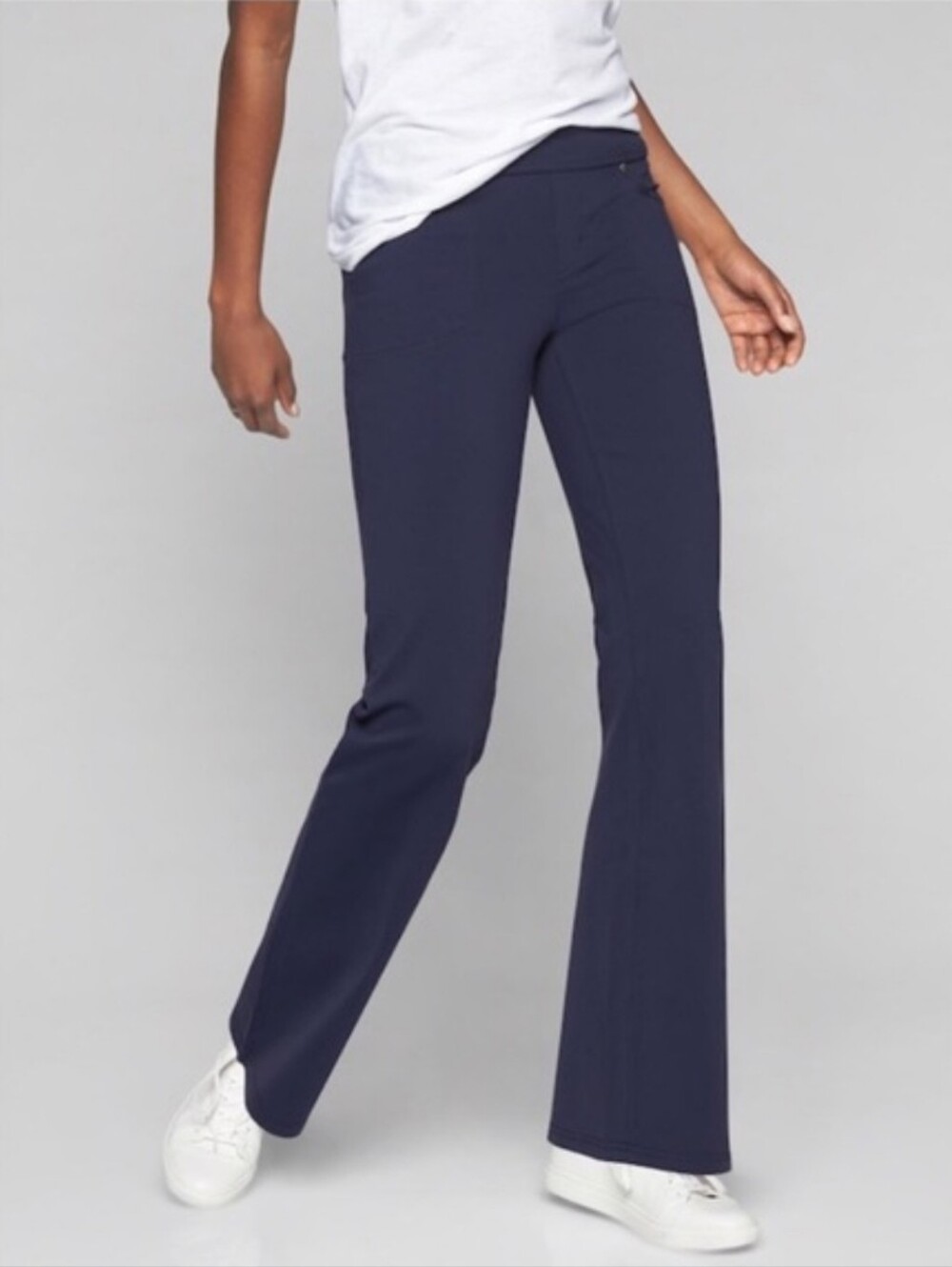 Athleta Bettona Classic Pant Size Large Navy Blue